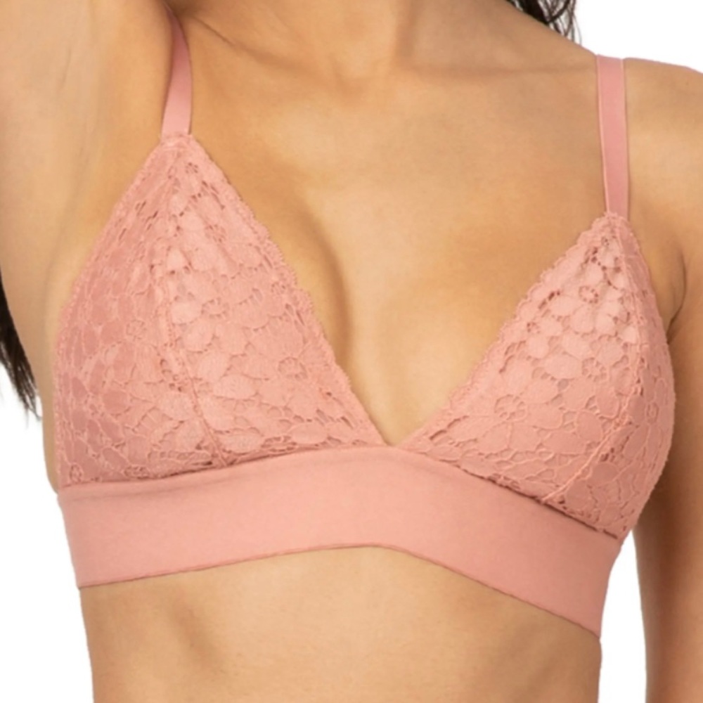 NWT The Floral Lace Bralette LIVELY